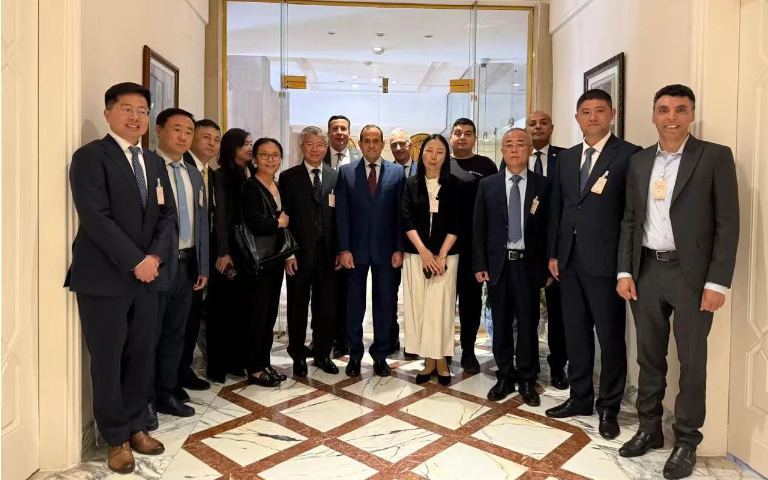 博創(chuàng)董事長朱康建隨復(fù)旦大學代表團訪問埃及